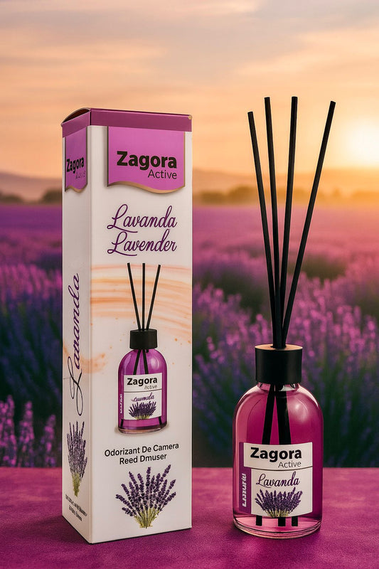 Zagora Active – Lavandă Odorizant de Cameră cu Bețișoare