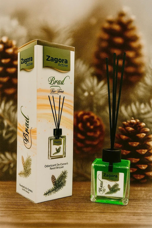 Zagora Active – Odorizant de Cameră Brad (Pine Tree) – Reed Diffuser
