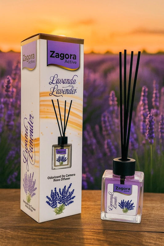 Zagora Active – Odorizant de Cameră Lavandă (Lavender) – Reed Diffuser
