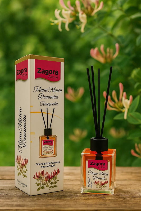 Zagora Active – Odorizant de Cameră Mana Maicii Domnului (Honeysuckle) – Reed Diffuser