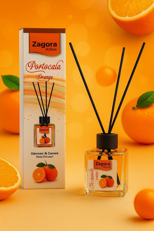Zagora Active – Odorizant de Cameră Portocală – Reed Diffuser Orange