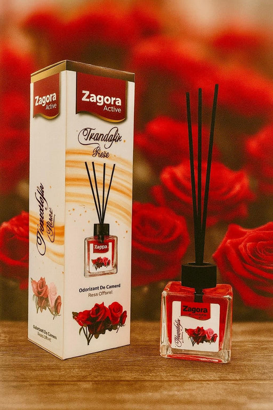 Zagora Active – Odorizant de Cameră Trandafir – Reed Diffuser
