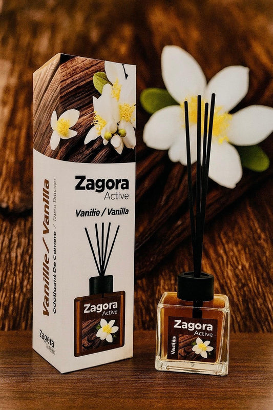 Zagora Active – Odorizant de Cameră Vanilie (Vanilla) – Reed Diffuser