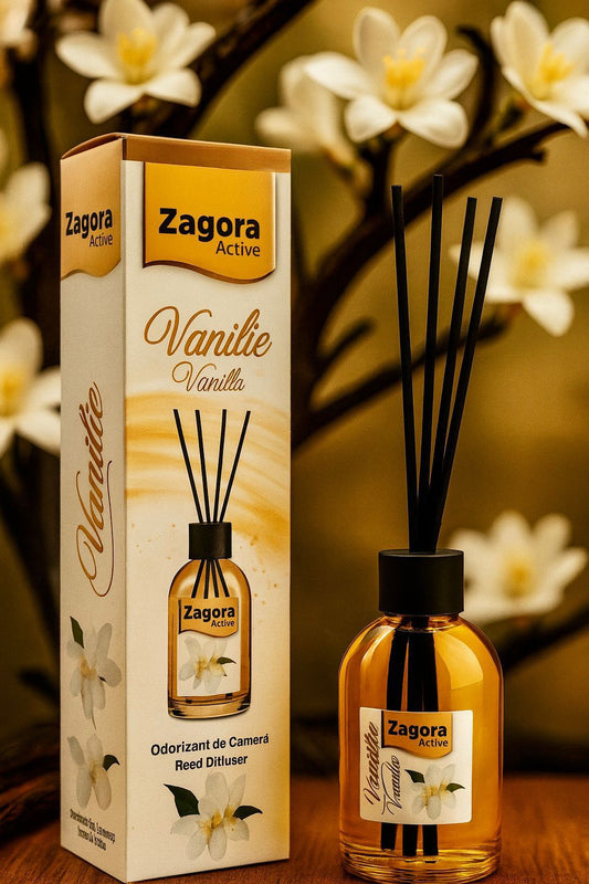 Zagora Active – Odorizant de Cameră cu Bețișoare Vanilie