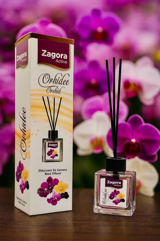 Zagora Active – Odorizant de Cameră Orhidee (Orchid) – Reed Diffuser