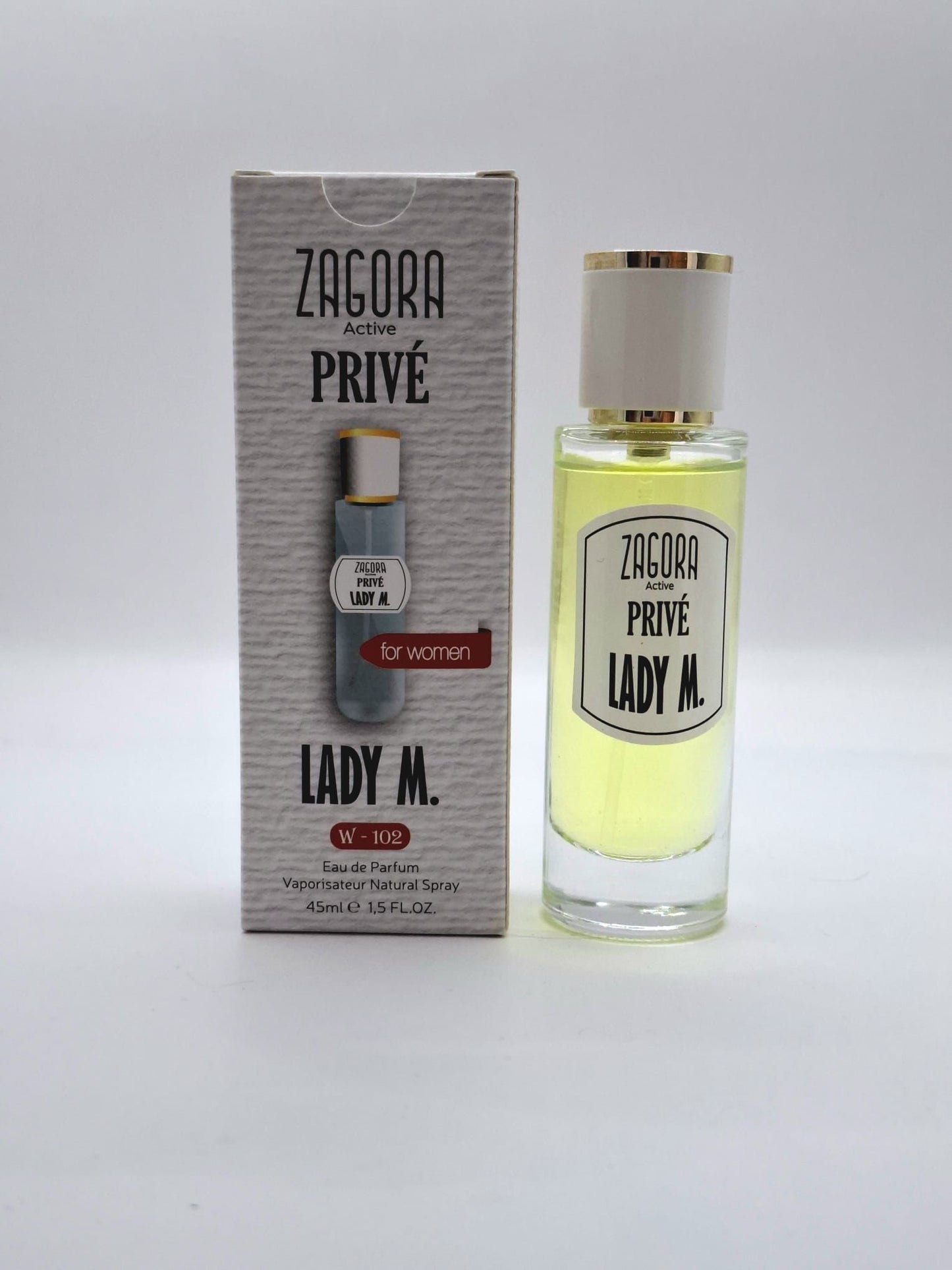 ZAGORA Active Privé Lady M. W-102 Eau de Parfum – For Women – 45ml
