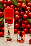 Zagora Active Cireșe Reed Diffuser – Odorizant de Cameră cu Bețișoare – Silindir – 100ml