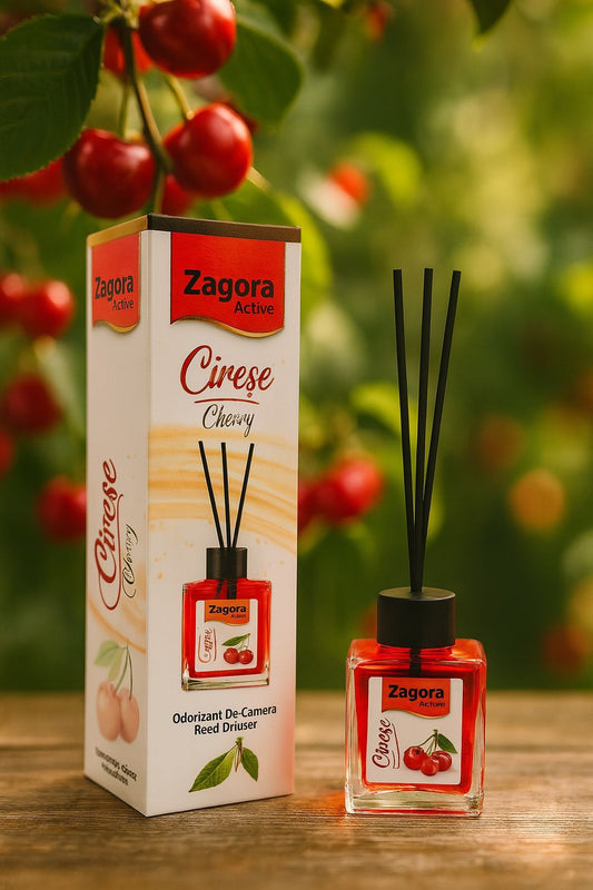 Zagora Active – Odorizant de Cameră Cireșe (Cherry) – Reed Diffuser