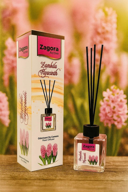 Zagora Active – Odorizant de Cameră Zambilă (Hyacinth) – Reed Diffuser