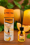 Zagora Active Pepene Galben (Melon) Reed Diffuser – Odorizant de Cameră cu Bețișoare – Silindir – 100ml