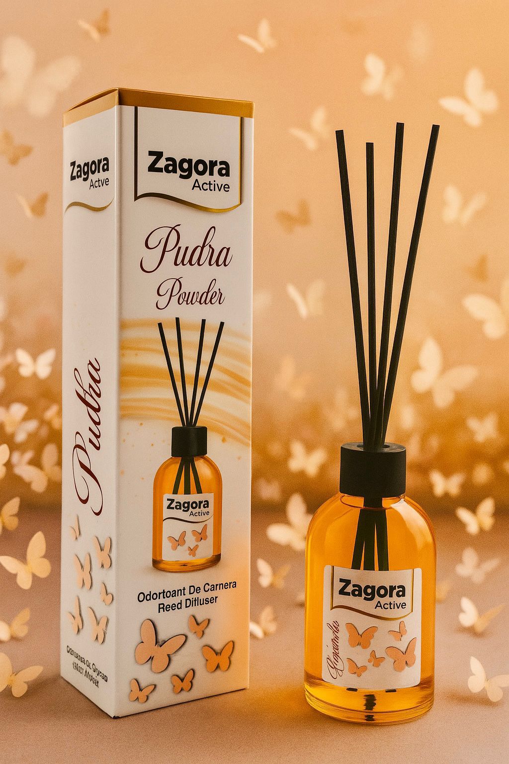 Zagora Active – Pudra Odorizant de Cameră cu Bețișoare